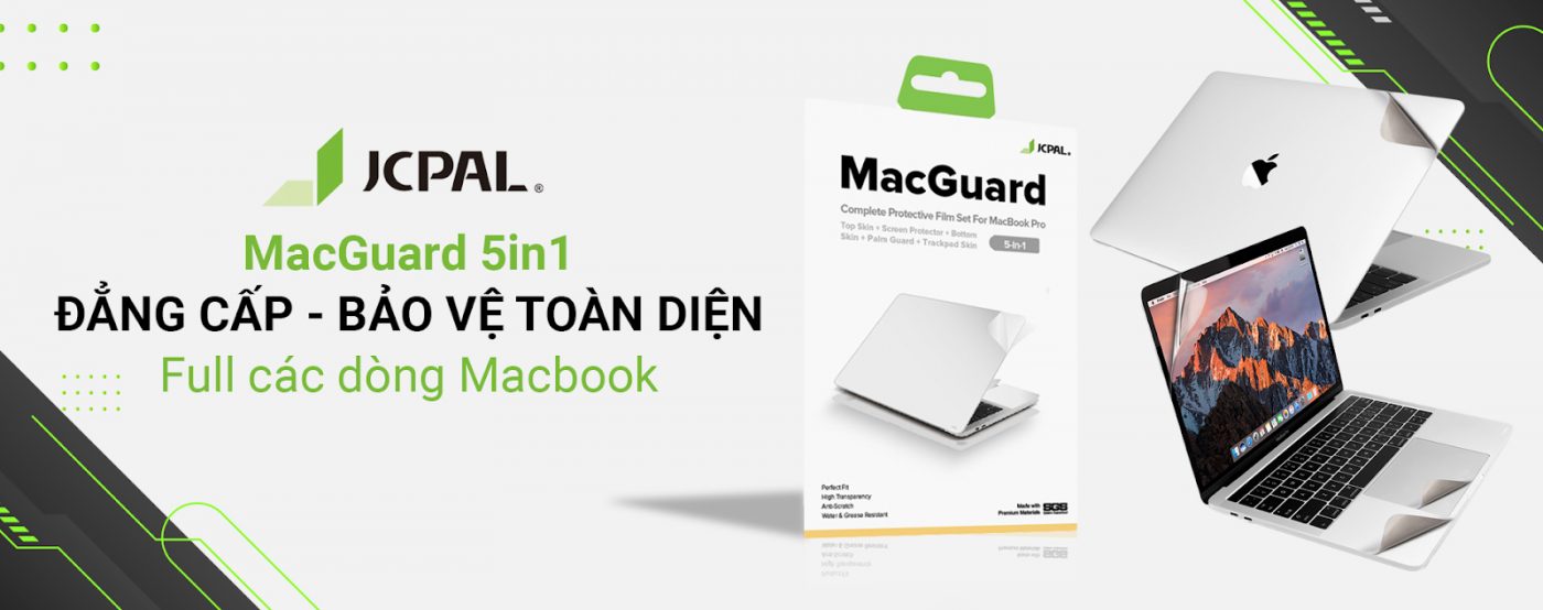 Dán macbook 5 trong 1 Full dòng Macbook